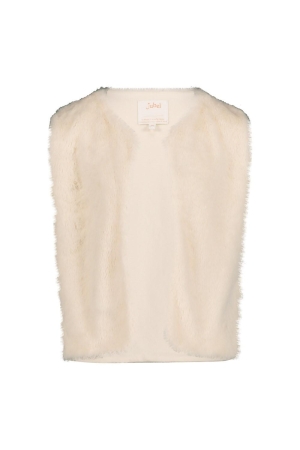 Jubel Fake fur gilet - Daily Princess Offwhite