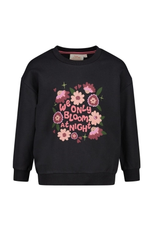 Jubel Sweater - Moon Flowers Antraciet