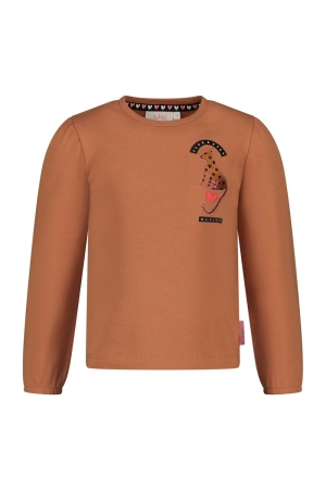 Jubel Longsleeve met rugprint - City Chic Camel