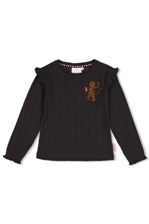 Jubel Longsleeve ajour rib - City Chic Antraciet