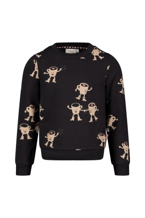 Jubel Sweater AOP - City Chic Antraciet