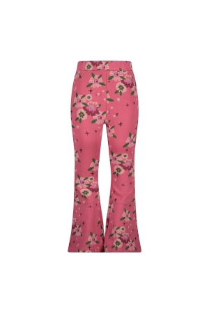 Jubel Flared broek AOP - Moon Flowers Roze