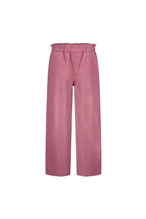 Jubel Culotte lederlook - Moon Flowers Mauve