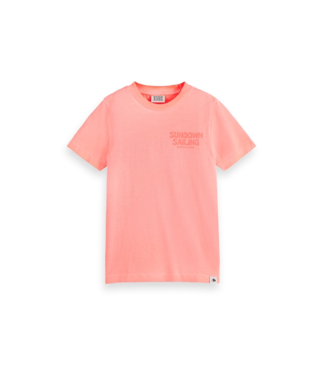 Scotch & Soda Kids shirts 0557 Neon Coral 177568