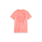 Scotch & Soda Kids shirts 0557 Neon Coral 177568