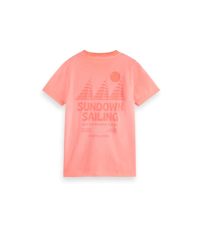 Scotch & Soda Kids shirts 0557 Neon Coral 177568