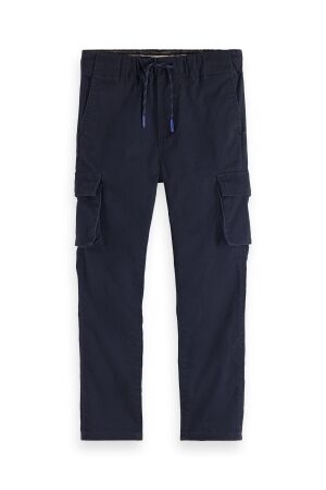 Scotch & Soda Kids Straight Leg Peached Cargo Pant 0002 - Night