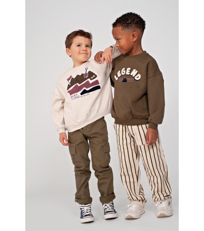 Sturdy truien Offwhite melange 71600676