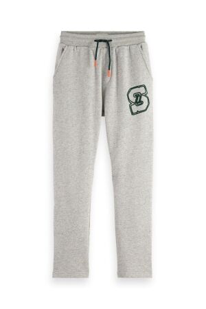 Scotch & Soda Kids Embroidery Artwork Joggingbroek 7477 - Grey Melange