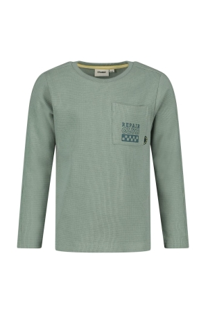 Sturdy Longsleeve wafelstructuur - Fix It Jade Groen
