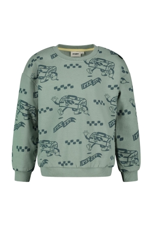 Sturdy Sweater AOP - Fix It Jade Groen