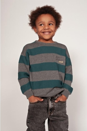 Sturdy Sweater gebreid - Fix It Antraciet melange
