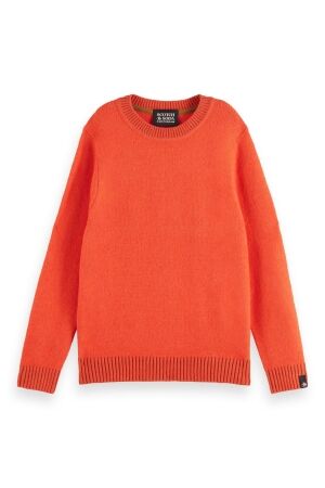 Scotch & Soda Kids Soft Knit Pullover 7383 - Story Telling Orange