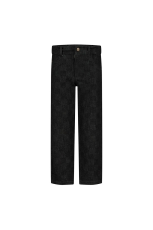 Sturdy Geruite straight fit jeans - Fix It Grey denim