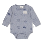 Feetje rompers Blauw melange 50200268