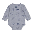 Feetje rompers Blauw melange 50200268