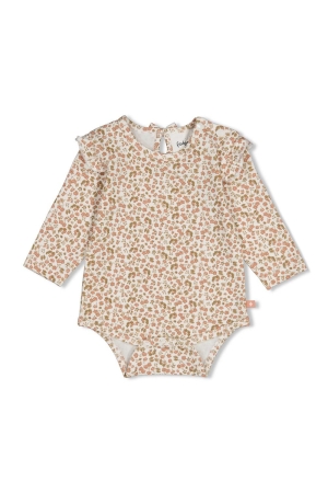 Feetje Romper AOP - Fall in Love Offwhite