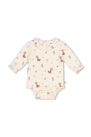 Feetje Romper AOP - Forest Garden Offwhite