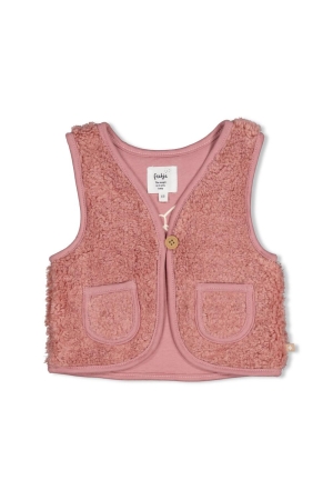 Feetje Teddy gilet - Dress to Impress Mauve