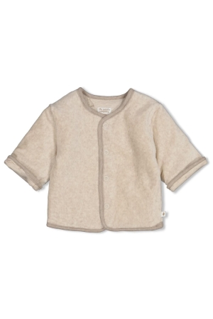 Feetje Jasjes Omkeerbaar velours rib - The Cuddle Company Taupe melange