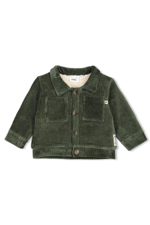 Feetje Jasje velours rib - Wiggle and Waddle Groen