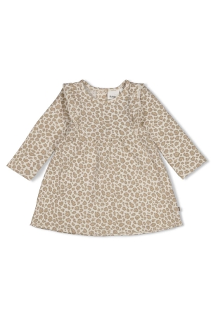 Feetje Jurk AOP - Dress to Impress Offwhite melange