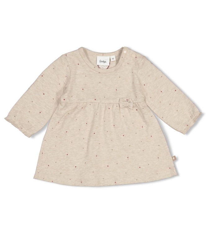 Feetje jurken Taupe melange 51400600