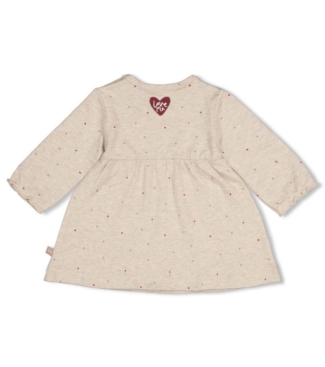 Feetje jurken Taupe melange 51400600