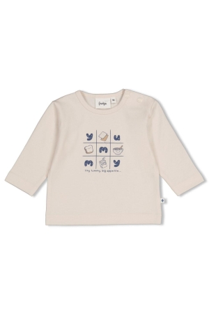 Feetje Longsleeve - Breakfast Buddy Creme