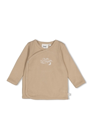 Feetje Overslagshirt rib - Over the Moon for You Taupe