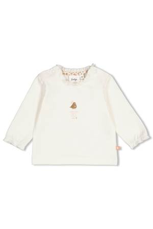 Feetje Longsleeve - Fall in Love Offwhite