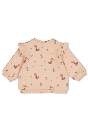 Feetje Sweater AOP - Forest Garden Zand