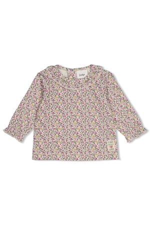 Feetje Longsleeve AOP - Afternoon Tea Creme