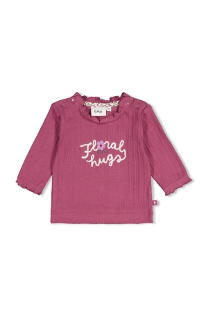 Feetje Longsleeve rib - Afternoon Tea Berry