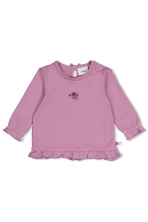 Feetje Longsleeve ruches - Afternoon Tea Lila