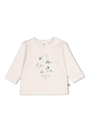Feetje Longsleeve - Beep Beep Offwhite