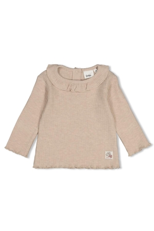 Feetje Longsleeve rib - Dress to Impress Taupe melange