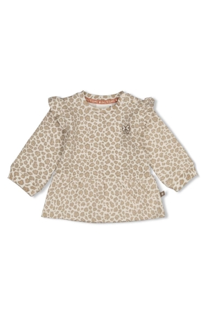 Feetje Sweater AOP - Dress to Impress Offwhite melange