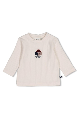 Feetje Longsleeve rib - Built for Fun Offwhite