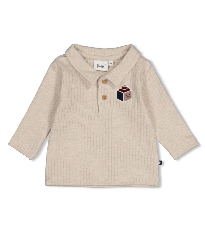 Feetje shirts Offwhite melange 51602862