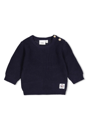 Feetje Sweater gebreid - Built for Fun Marine