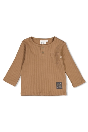 Feetje Longsleeve rib - Pasta Party Camel