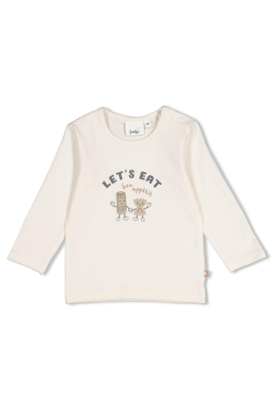 Feetje Longsleeve - Pasta Party Offwhite