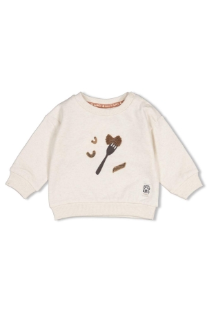 Feetje Sweater - Pasta Party Offwhite melange