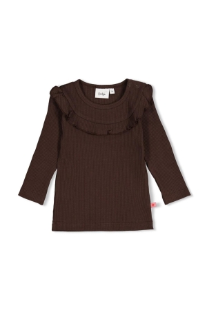 Feetje Longsleeve rib - City Chic Bruin