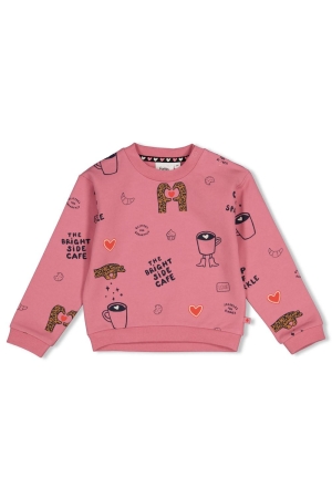 Feetje Sweater AOP - City Chic Roze