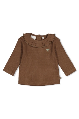 Feetje Longsleeve rib - Lucky Bloombird Bruin