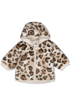 Feetje Jasje Fake fur met capuchon - Dress to Impress Taupe