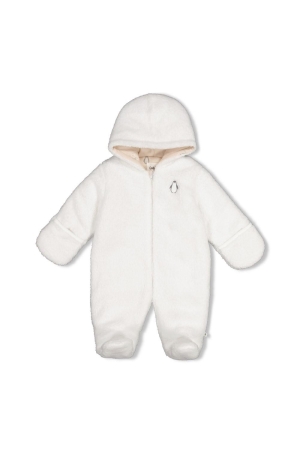 Feetje Teddy pak met capuchon - Penguin Cuddles Offwhite