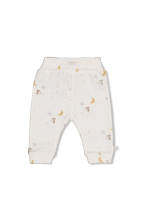 Feetje Broek AOP - Over the Moon for You Offwhite